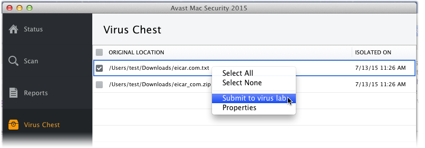 Avast For Mac False Positive Display Settings